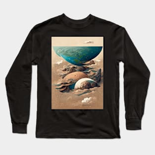 Abstract Planet Long Sleeve T-Shirt